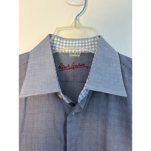 Robert Graham Blue Long Sleeve Button Down Top - M/L - Picture 3 of 8